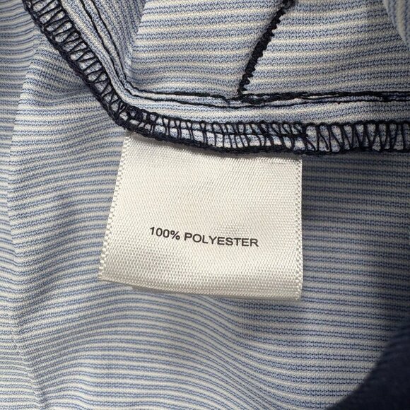 Peter Millar Mens Navy Blue Salem High Drape Performance Comfort Shorts Size 42 - Picture 6 of 11